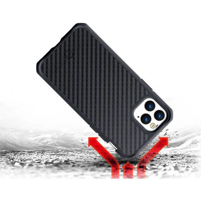 ITSKINS iPhone 11 Pro Level 2 HybridFusion Carbon - Image 3