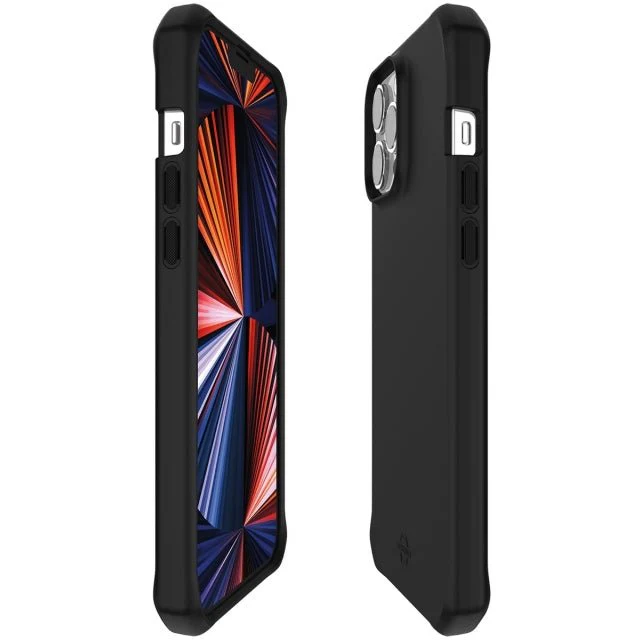 ITSKINS iPhone 13 Pro Max Level 2 SpectrumSolid Plain Black - Image 5