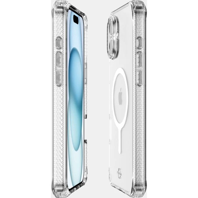 ITSKINS iPhone 16 Plus Level 2 HybridMagClear_R Transparent - Image 3