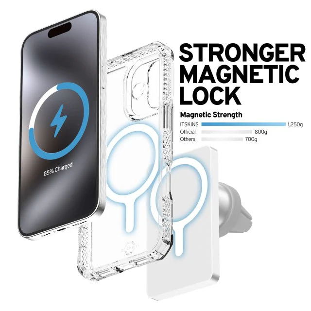 ITSKINS iPhone 17 HybridMagClear_R Transparent - Image 5