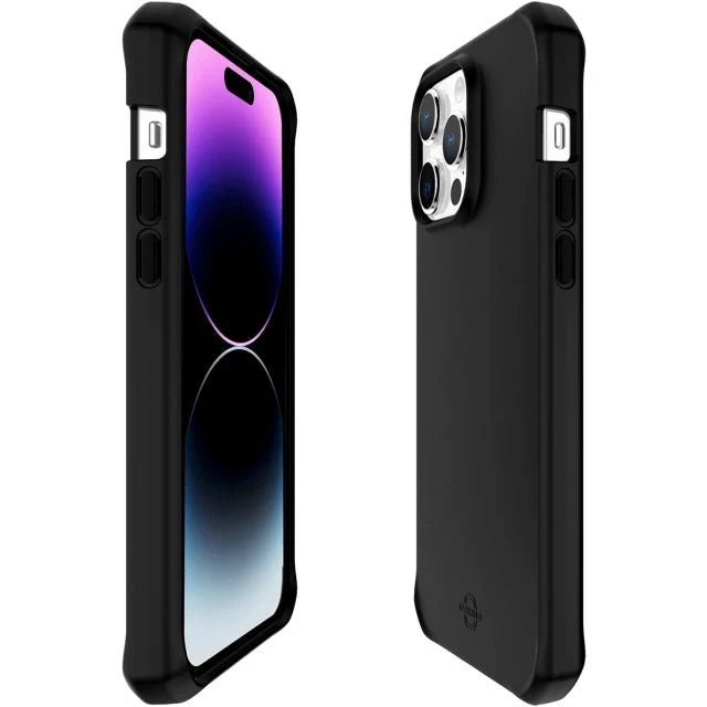 ITSKINS iPhone 14 Pro Level 2 SpectrumSolid Plain Black - Image 3