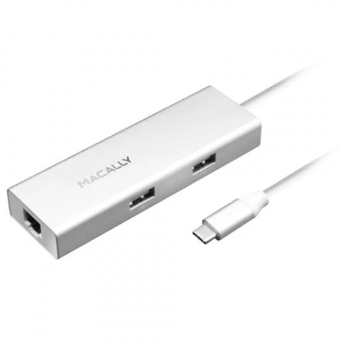 Macally UCDOCK - Aluminium USB-C multiport hub - Silver - Image 3