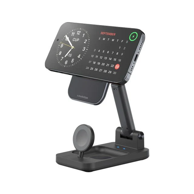 Mobilize 3in1 Charger Station MagSafe Compatible 15W Black - Image 3