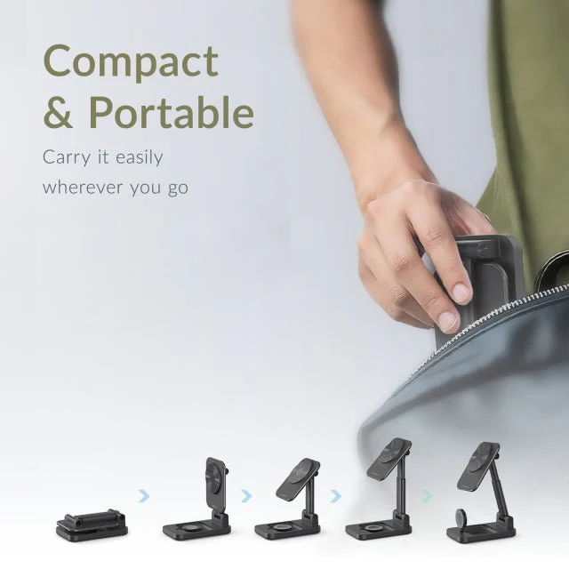 Mobilize 3in1 Charger Station MagSafe Compatible 15W Black - Image 5