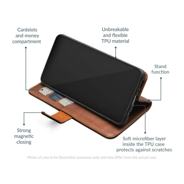 Mobilize Leather Wallet Apple iPhone 13/14/15 Brown - Image 3