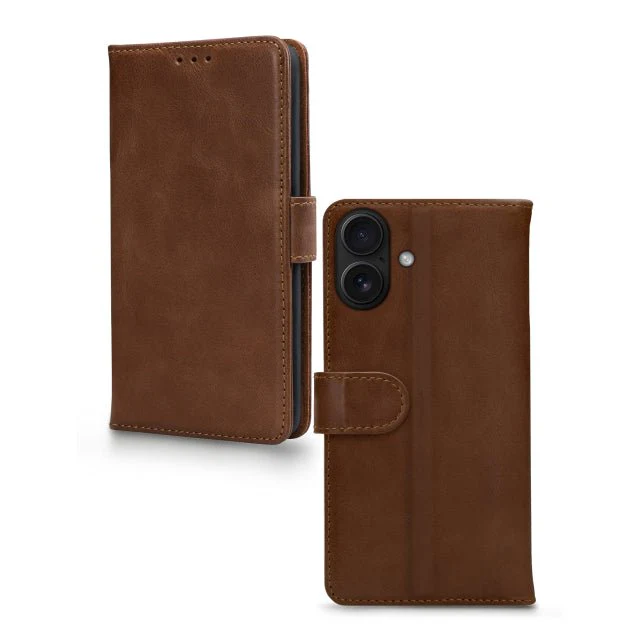 Mobilize Leather Wallet Apple iPhone 17 Brown