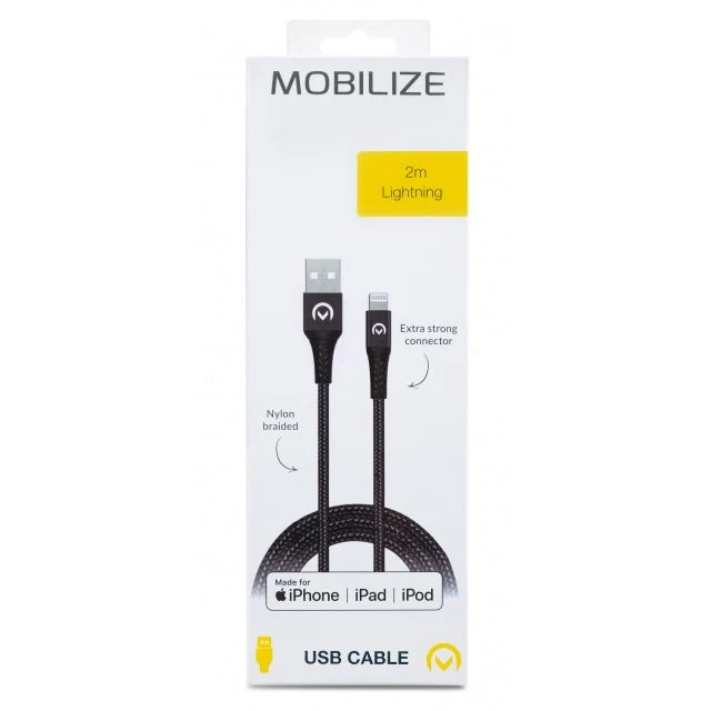 Mobilize Lightning Cable Apple MFi 2m - Image 3