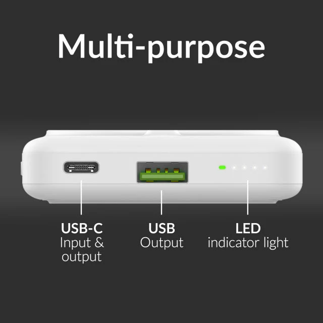 Mobilize Magnetic Wireless Magsafe PD Powerbank 10K White - Image 5