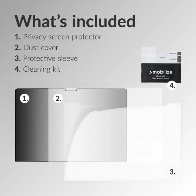 Mobilize Privacy Screen Protector MacBook Pro 13i 2016-2022 - Image 5
