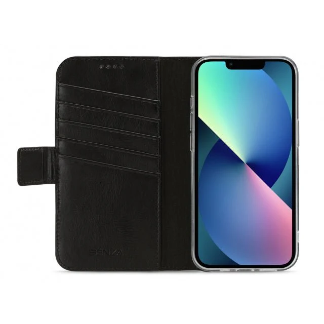 Senza Desire Leather Wallet Apple iPhone 13 Black - Image 2